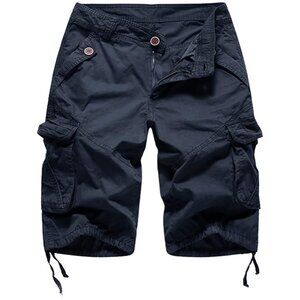 NWT FourSteeds Women's Casual Fitted Twill Bermuda Cargo Shorts Size 4